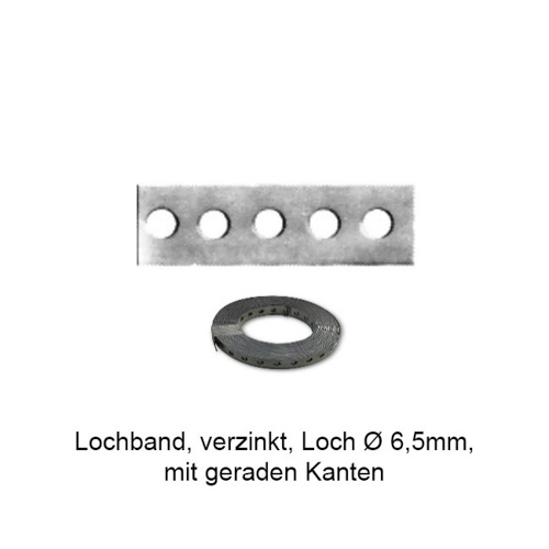 Lochband, verzinkt