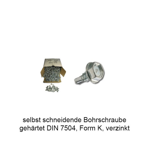 selbst schneidende Bohrschraube