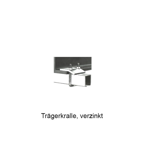 Trgerkralle, verzinkt