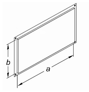 Kanalboden, verzinkt (1003x503 mm)