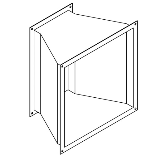 Kanalbergang<br>(503x503 zu 250x503 mm)