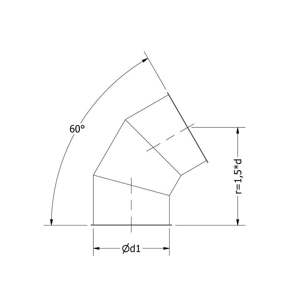 Bogen 60 1.5xd